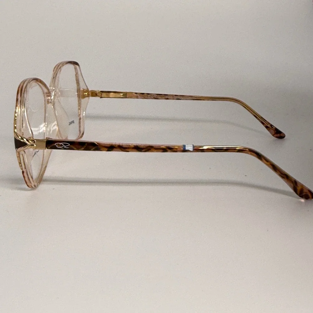Oscar de la Renta 116 131 130 Eyeglasses Frames‎ Gold Tortoise Spring Hinges